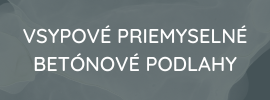 vsypové priemyselné betónové podlahy